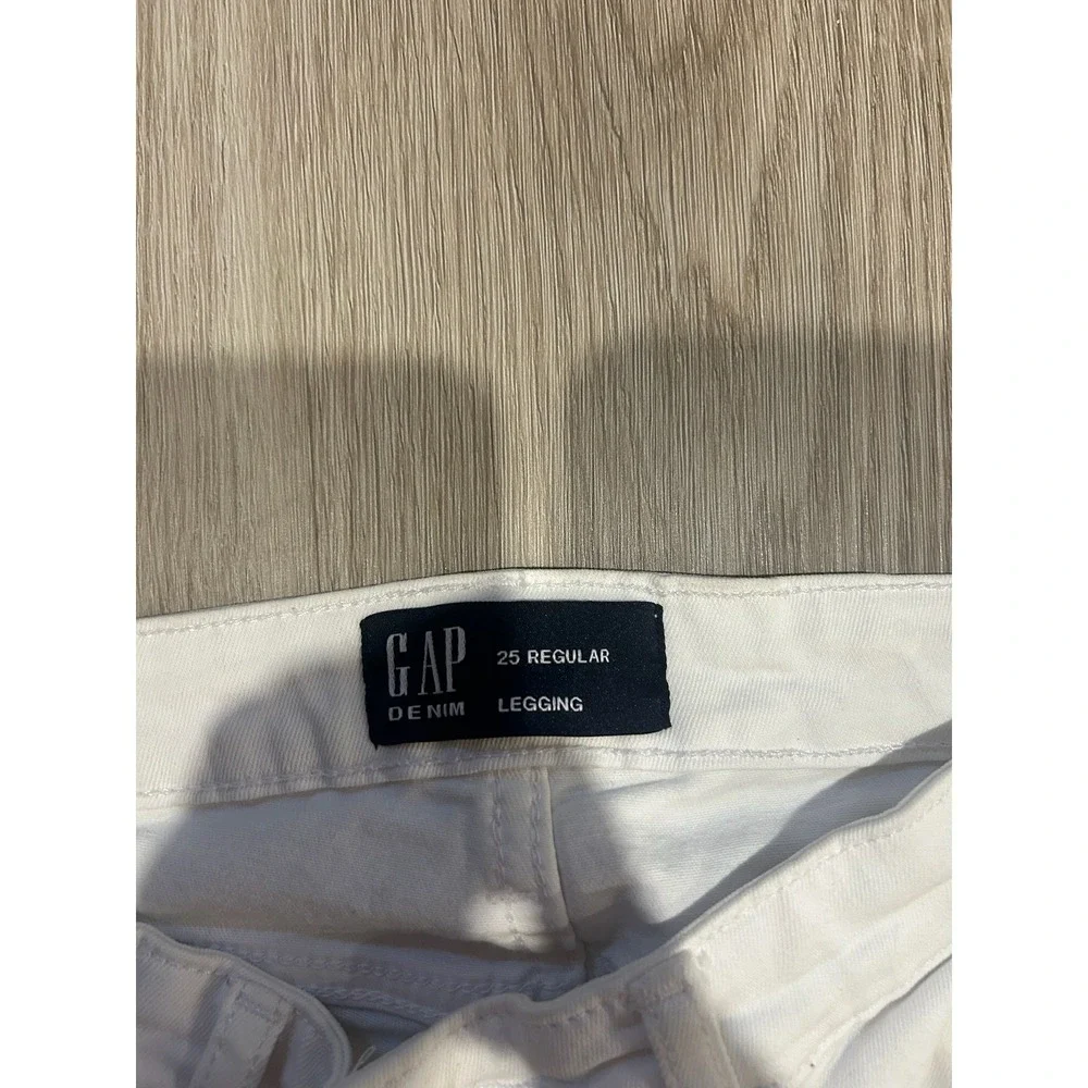 GAP Denim‎ Legging White Jeans Women's Size 25 Regular